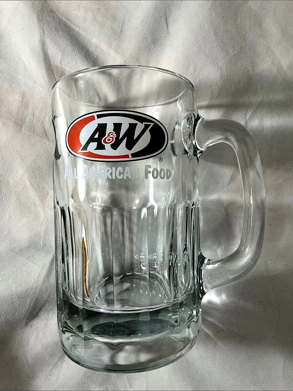 A&W All American Food Heavy Glass Root Beer Mug